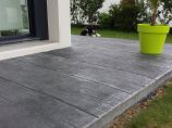 Beton imprimé, brest,quimper,morlaix,Concarneau. www.terrasse-beton-imprime.fr terrasse.beton. 